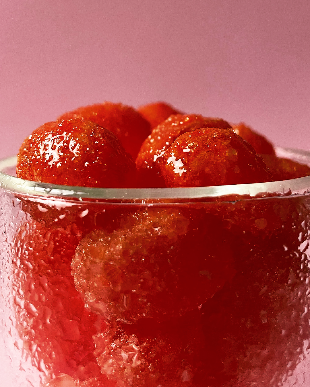 Strawberry Vodka Drops